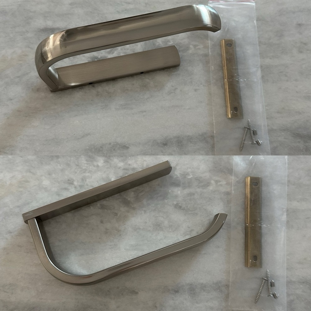 Rozin Toilet Paper Holder in Brushed Nickel